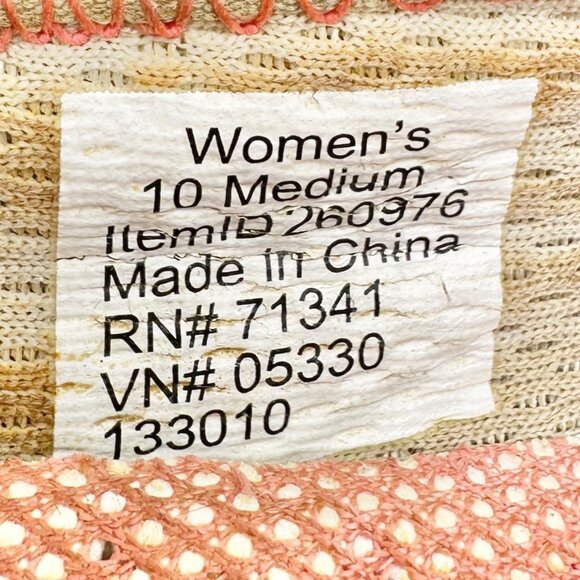 LL Bean Womens Beige Pink Mary Jane Mesh Walking Shoes Size 10 Rubber Soles - Picture 8 of 8